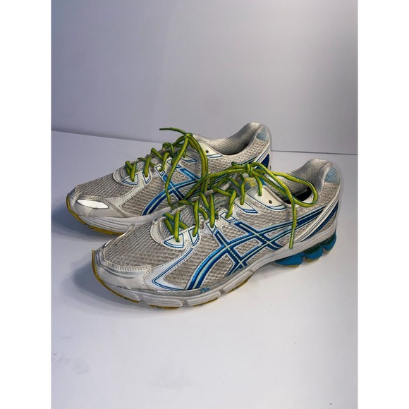 ASICS Gel GT-2170 Running Shoes Womens 10.5 Silver Blue Lace‎ Up Low Top F450512 - Picture 1 of 12